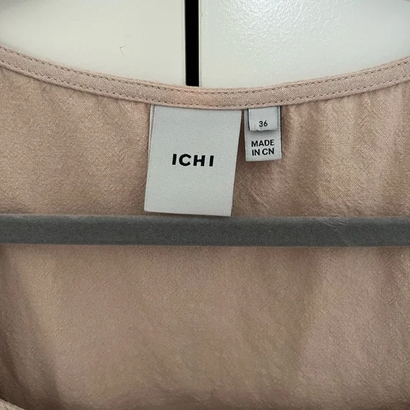 ICHI cotton button down top - Picture 2 of 8